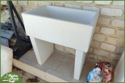 Lavello Bocciardato Bianco cm. 80x50x90 h. 429,00€